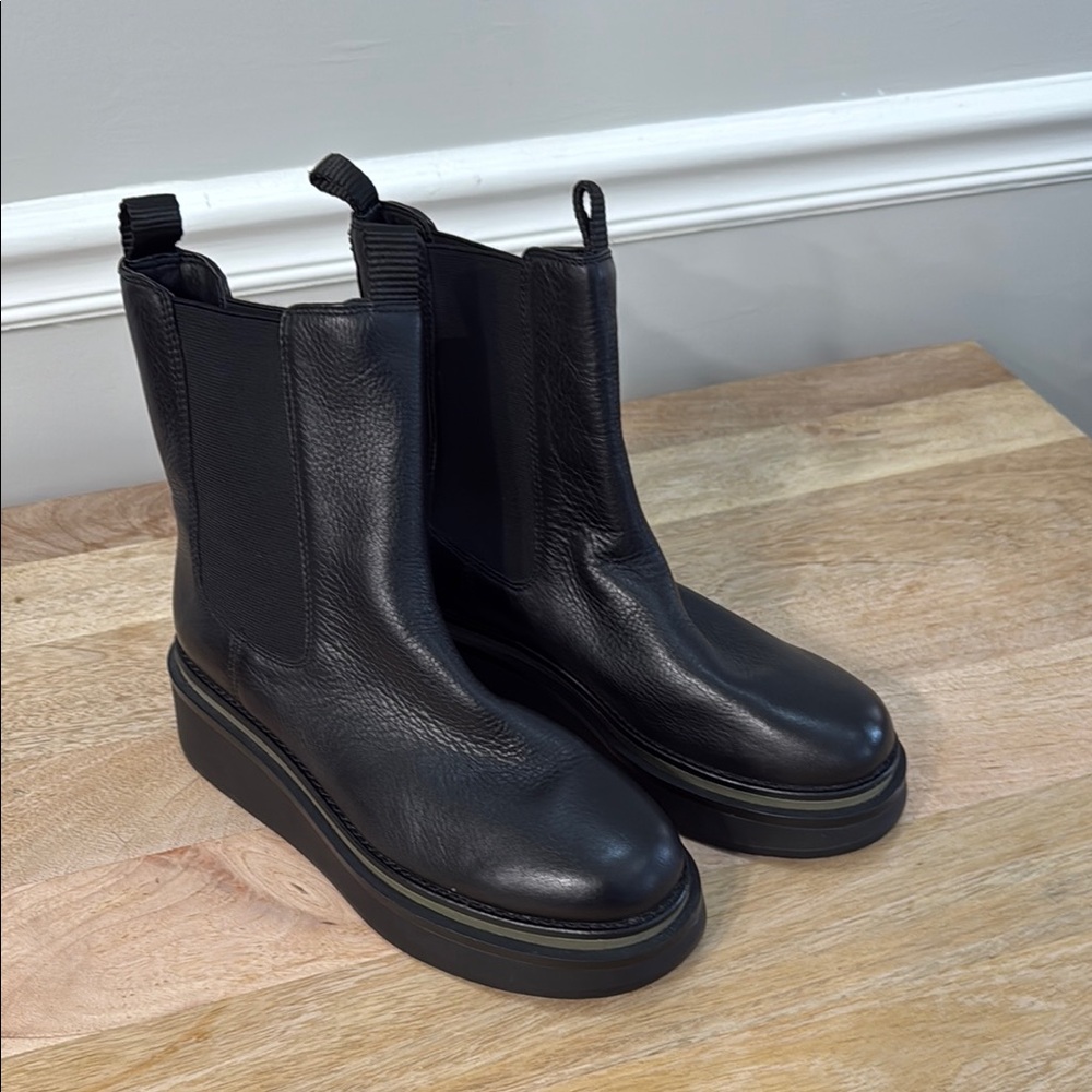 Sam Edelman Black Leather Ankle Booties